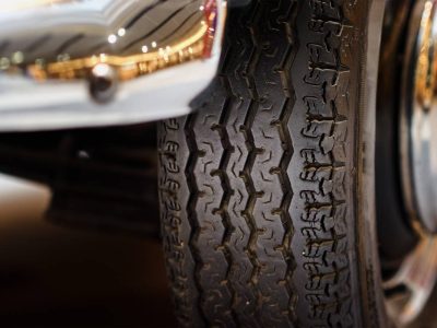 vintage wheel with protector of retro car closeup 2025 03 15 22 11 55 utc 1